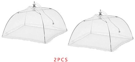 ! 2Pcs Paraplu Stijl Voedsel Cover Anti Fly Mosquito Maaltijd Cover Kant Tafel Thuis Gebruik Voedsel Cover Keuken Gadgets Koken gereedschap