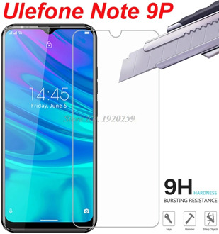 2PCS Phone Tempered Glass for Ulefone Note 9P Protective Film Screen Protector for Ulefone Note 9 P Ptotective Cover Glass Film