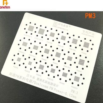 2Pcs PM660-001 PM660-002 PM660A-002-01 PM660L-004 PM660L-004-01 Power Ic Voor Xiaomi Oppo R11PLUS Bga Reballing Stencil Netto 1stk PM3