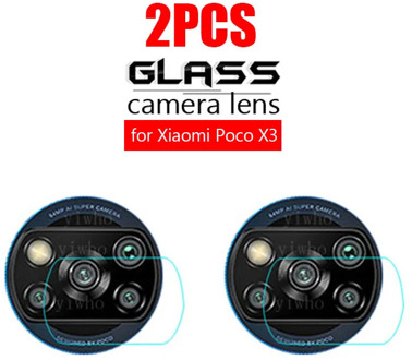 2PCS Poco X3 NFC Back Camera Lens Protective Glass on For xiaomi Poco X3 Tempered Glass PocoX3 lens screen Protective Film
