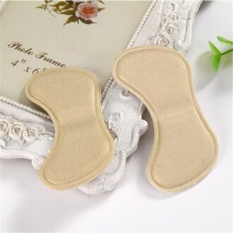 2Pcs Praktische Kleverige Stof Schoenen Back Hak Inserts Inlegzolen Pads Kussen Liner Grips Braces & Ondersteunt Sticker 1