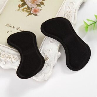 2Pcs Praktische Kleverige Stof Schoenen Back Hak Inserts Inlegzolen Pads Kussen Liner Grips Braces & Ondersteunt Sticker