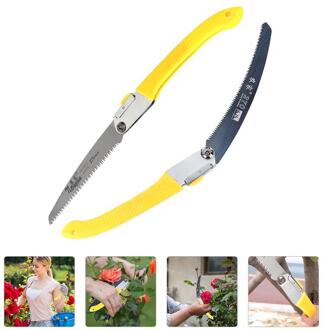 2Pcs Praktische Wandplaat Zag Vouwen Mini Zagen Tool Houtbewerking Handzaag Tuin Folding Wall Panel Saw Plastic Handvat Hand saw