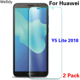 2Pcs Protective Glass on For Huawei Y5 Lite 2018 Y5Prime Screen Protector for Huawei Y5 Lite Prime 2018 Y5Lite 2.5D Film DRA-LX5