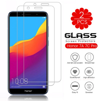 2pcs protective glass on honor 7a 7c honer 7 a c a7 c7 pro 7apro 7cpro honor7a honor7c honor7apro honor7cpro dua-l22 aum-l29 l41