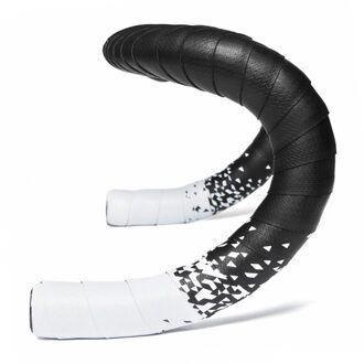 2Pcs Racefiets Fietsstuur Grip Tape Anti-Slip Fietsen Handle Bar Riem Kunstmatige Pu Leather Wrap Strap bandage wit