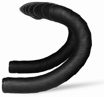 2Pcs Racefiets Fietsstuur Grip Tape Anti-Slip Fietsen Handle Bar Riem Kunstmatige Pu Leather Wrap Strap bandage zwart