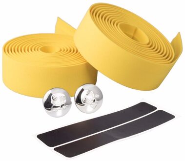 2Pcs Racefiets Fietsstuur Tape Fietsen Handle Belt Kurk Wrap Bike Fiets Cork Stuurlint Wrap Fiets Accessoires 728 Geel