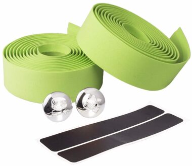 2Pcs Racefiets Fietsstuur Tape Fietsen Handle Belt Kurk Wrap Bike Fiets Cork Stuurlint Wrap Fiets Accessoires 728 groen