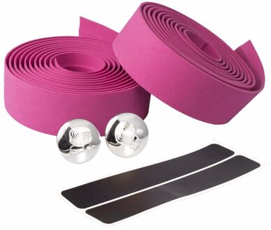 2Pcs Racefiets Fietsstuur Tape Fietsen Handle Belt Kurk Wrap Bike Fiets Cork Stuurlint Wrap Fiets Accessoires 728 Roze