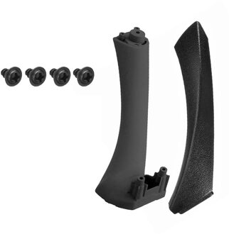 2Pcs Rechts Links Side Inner Voordeur Panel Handvat Pull Trim + Cover Voor Bmw E90 E91 3 Serie auto Interieur Accessoires Repalcement zwart