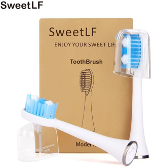 2pcs Replacement Brush Heads For SweetLF Electric Toothbrush Advance Power/Pro Health/Triumph/3D Excel/Vitality Precision Clean