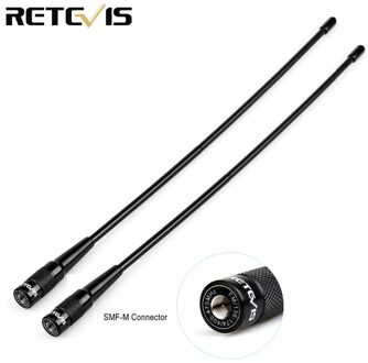2Pcs Retevis RHD-771 SMA-M Walkie Talkie Antenne Dual Band Retevis RT3S RT3 Dmr Walkie-Talkies Ham Radio transceiver C9030M