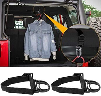 2Pcs Roll Bar Kleerhanger Kleding Haak Voor Jeep Wrangler Cj Yj Tj Lj Jk Jku Jl Jlu Jt sport Sahara Vrijheid Rubicon En Unlimite