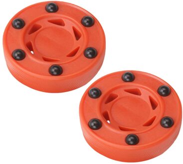 2Pcs Roller Hockey Spel Puck Training Puck Street Hockey Voor Oefenen