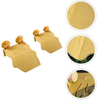 2Pcs Schildpad Klimmen Terras Schildpad Koesteren Platform Aquarium Landschap Ornament