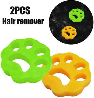 2PCS Schoonmaken Bal Wasmachine Depilator Huisdier Haar Kleding Haar Remover Droger Machine Huisdier Ontharing Pad