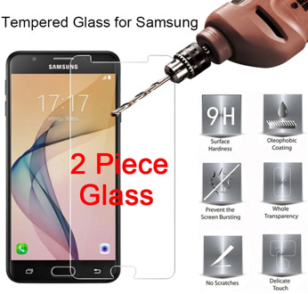 2PCS Screen Protector for Samsung Galaxy J5 2016 J510 Clear Film HD Tempered Glass Protective Glass for Samsung J7 2017 J3 Pro