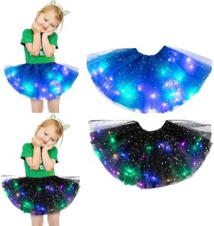 2Pcs Sequin Tutu Rok Kinderen Prinses Meisjes Rokken Baby Tutu Rok Led Light Up Pettiskirt Ballet Kinderen Rokken Baby kleding