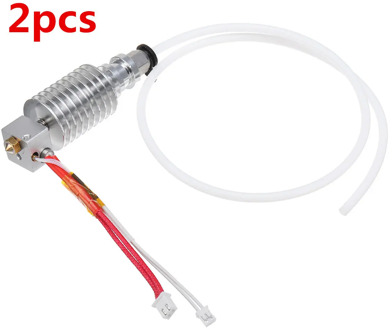 2pcs/set 12V 40W 0.4mm V5 J-head Hotend Kit Updated Straight-type Hotend Kit Extruder for ANYCUBIC for I3 Mega 3D Printer