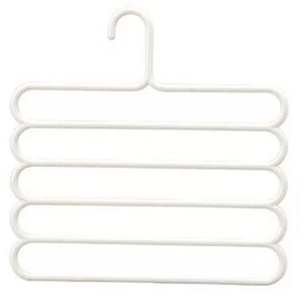 2pcs/Set household multi-layer collection pants hanger clothes Tie Scarfs Towel Multi-purpose Practical Pants Hanger wit