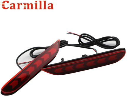 2Pcs/Set LED Rear Bumper Lights Assembly for Nissan Infiniti Q50 Q60 Q70 QX30 QX80 DRL Drive Light Turn Signal Lamp Brake Lamps