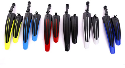 2Pcs/Set MTB Bicycle Fenders Mountain Road Bike Mudguard Front and Rear Wings With Screws Cycling Equipment Bicycle Parts