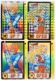 2pcs/set Super Saiyan Re-engraved Dragon Ball Bullet 154 155 Heroes Battle Card Ultra Instinct Goku Vegeta Game Collection Cards