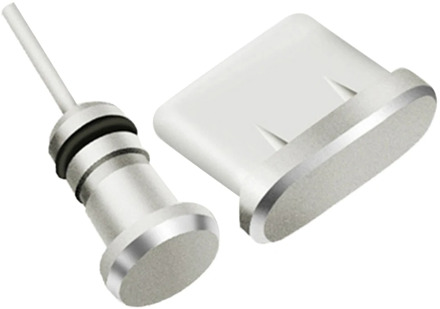 2PCS/Set Type C Anti Dust Plus For Xiaomi Huawei Samsung Type-C Charging Port Earphone Jack USB Dust Plug Kit