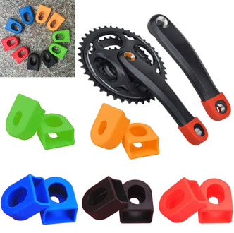2pcs Silicon Bicycle Crank Arm Boots Protectors Bike MTB Crank set Protective Sleeve Cover Parts Crank Protection For Sram bike