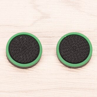 2Pcs Siliconen Analoge Caps Joystick Duimen-Sticks Knop Cap Voor Controller Switch Accessoires groen