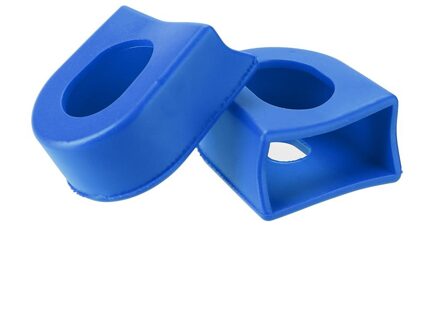 2Pcs Siliconen Fiets Crank Arm Laarzen Protectors Covers Mtb Racefiets Crankstel Beschermhoes Mouw Onderdelen Fietsen Accessoires blauw