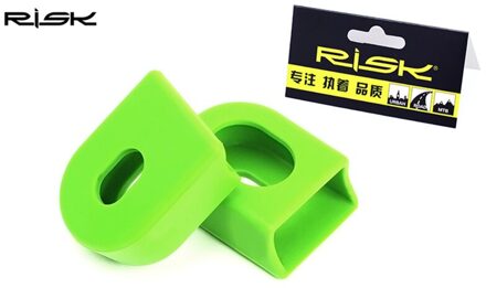 2Pcs Siliconen Fiets Crank Arm Protector Cover Weg Mountainbike Universele Crankstel Beschermende Caps Mtb Fietsen Accessoires Rood