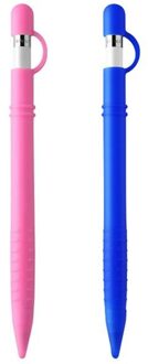 2PCS Siliconen Touchpen Gevallen Elektrische Potlood Behuizing Stylus Beschermhoes Compatibel voor Apple Potlood IK