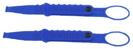 2Pcs Siliconen Vr Bandjes Demonteren Thuis Handvat Bevestiging Riem Zachte Woonkamer Grip Touch Controller Draagbare Universele Voor Rift S Blauw