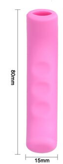 2Pcs Slijtvaste Parking Remhendel Case Anti-Sliping Bescherming Handvat Multi Kleuren Cover Voor Elektrische Scooter Roze