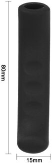 2Pcs Slijtvaste Parking Remhendel Case Anti-Sliping Bescherming Handvat Multi Kleuren Cover Voor Elektrische Scooter zwart