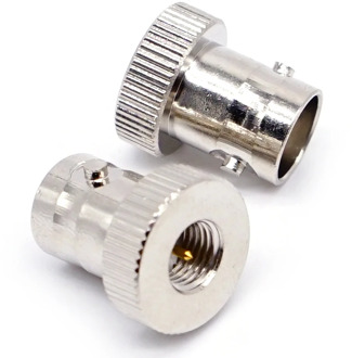 2pcs SMA Male plug to BNC female jack straight rf connector adapter nickel plate