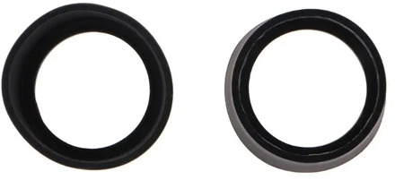 2pcs Soft Rubber Eyepiece Eye Shield 29-30mm Eye Guards Cups Eyepiece Covers For Binocular Microscope X4YD