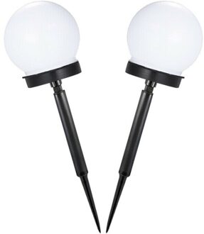 2Pcs Solar Power Led Stake Lights Patio Outdoor Tuin Gazon Spot Path Lamp Wit Home Producten