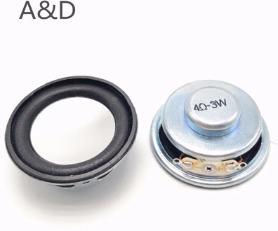 2Pcs Speaker Horn 3W 4R Diameter 4CM Mini Amplifier Rubber Gasket Loudspeaker Trumpet