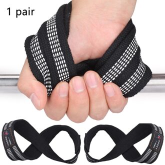 2pcs Sport Protection Wrap Gym Anti Slip Bodybuilding Wrist Support Lifting Straps Figure 8 Horizontal Bar Powerlifting Fitness