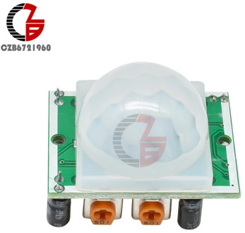 2Pcs SR501 PIR Motion Sensor Switch 5V 12V Pyroelectric Infrared IR Body Photosensitive Detect Control Switch LED Light On Off