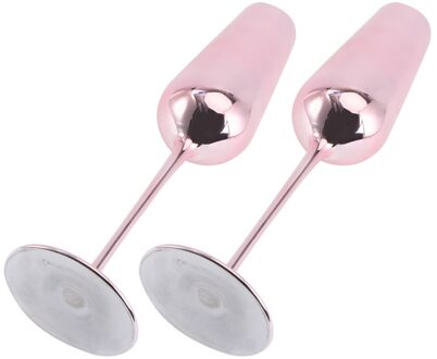 2Pcs Staande Glas Cup Galvaniseren Kopjes Champagne Cup Glazen Beker