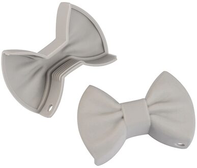 2Pcs Strik Siliconen Isolatie Klem Voor Huishoudelijke Isolatie Pot Klem Non Stick Anti-Slip Grips Kom Keuken Gadget #30 grijs