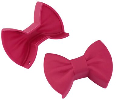 2Pcs Strik Siliconen Isolatie Klem Voor Huishoudelijke Isolatie Pot Klem Non Stick Anti-Slip Grips Kom Keuken Gadget #30 rood