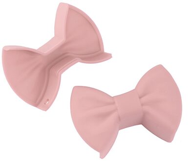 2Pcs Strik Siliconen Isolatie Klem Voor Huishoudelijke Isolatie Pot Klem Non Stick Anti-Slip Grips Kom Keuken Gadget #30 roze