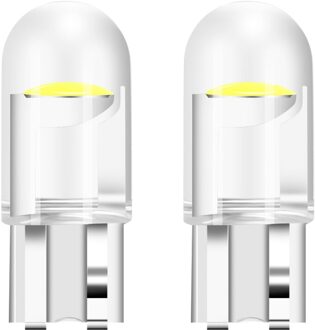 2Pcs T10 W5W Cob Led Auto Wedge Parkeerplaats Light Voor Peugeot 407 206 307 207 308 3008 406 208 508 301 408 306 106 607 5008