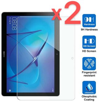 2Pcs Tablet Gehard Glas Screen Protector Cover Voor Huawei Mediapad T3 10 9.6 Inch Volledige Dekking Screen MediaPad T3 8 duim