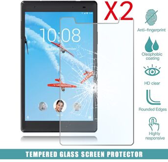2Pcs Tablet Gehard Glas Screen Protector Cover Voor Lenovo Tab 4 8 Plus 9H Explosieveilige Protector film